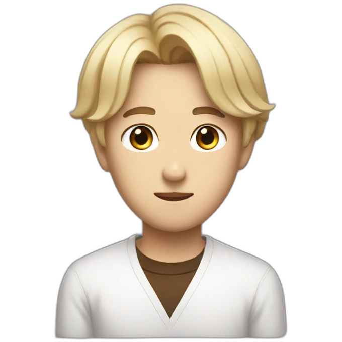 V from bts emoji