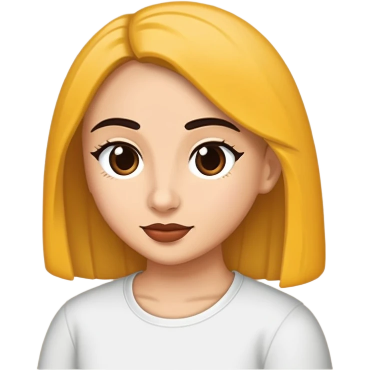 kenarları kıvrık düz beyaz sade bir kovboy şapkası emoji