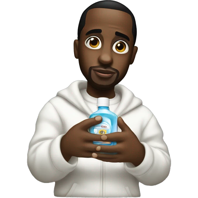 P diddy holding baby oil emoji