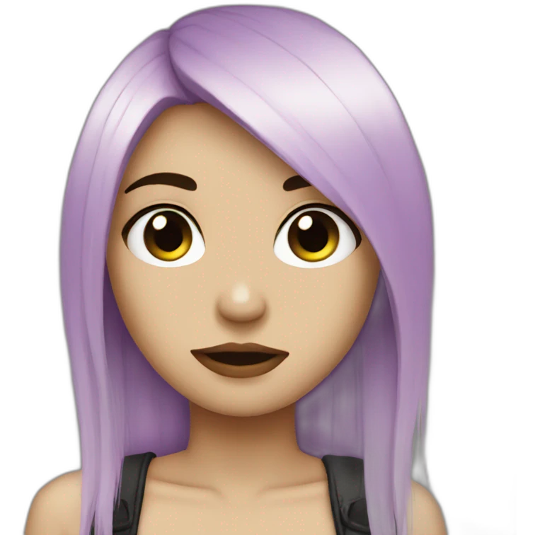 Emo girl emoji