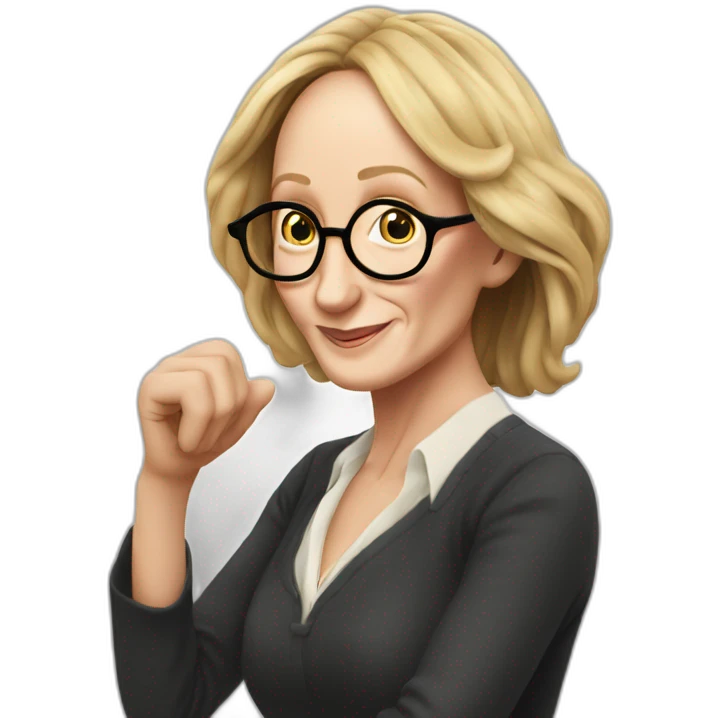 J.K.Rowling qui dab emoji