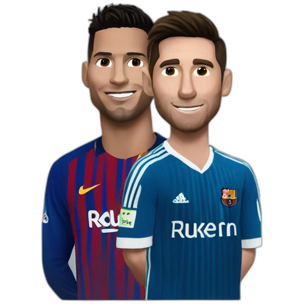 CR7 AND MESSI emoji