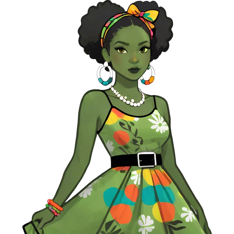 black girl emoji