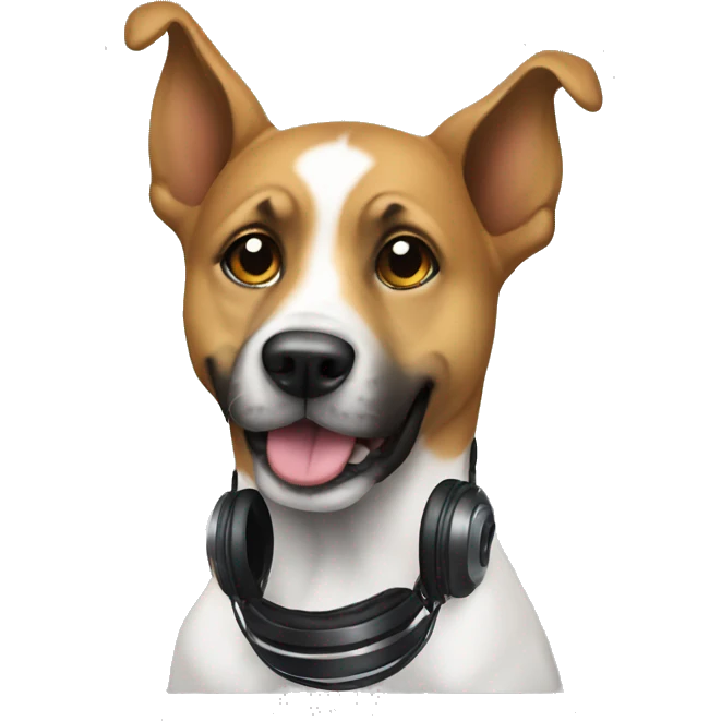 dog dj emoji