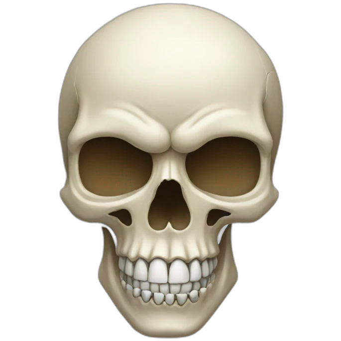 Skull head emoji