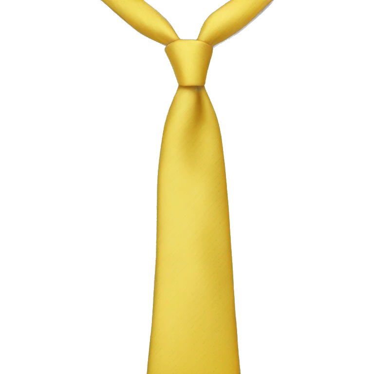 YELLOW TIE  emoji