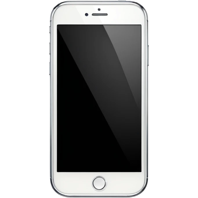 beyaz cep telefonu emoji