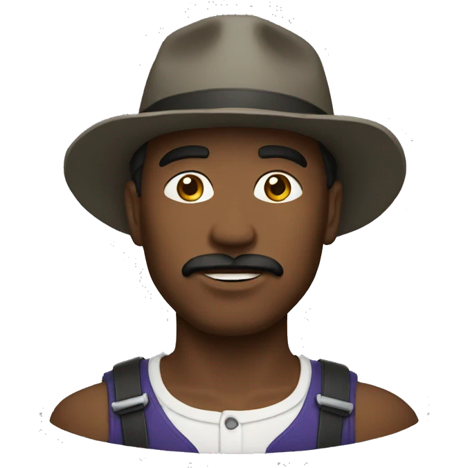 Bel homme métisse emoji
