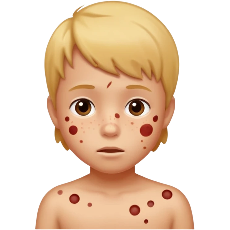 measles child emoji