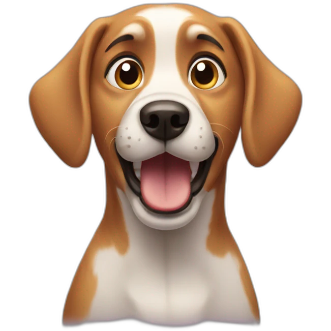 amazed-dog emoji