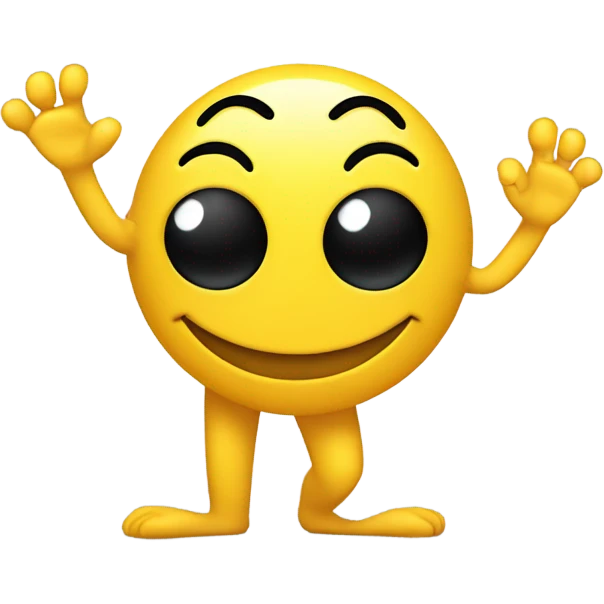 Yellow emoji sniffing feet emoji