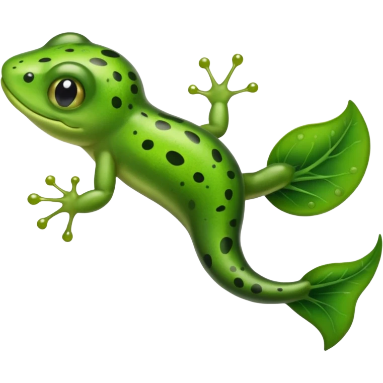 tadpole with two legs emoji