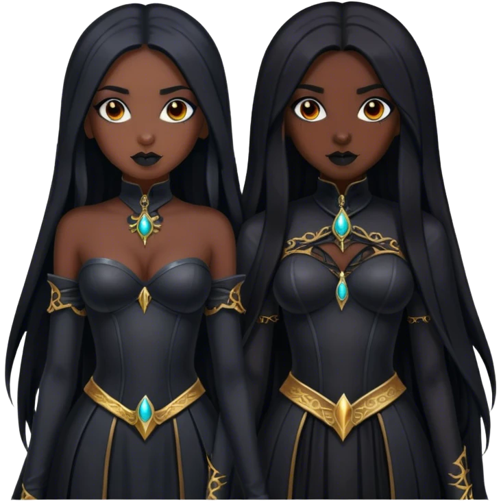 dark fantasy Girls emoji