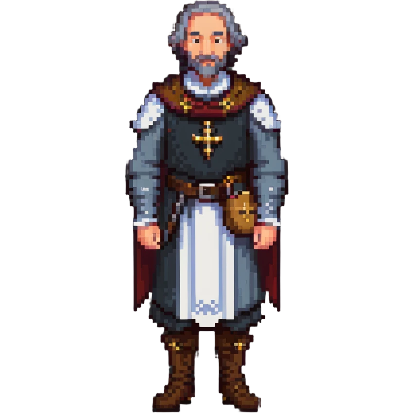 middle-aged man in medieval clothes emoji