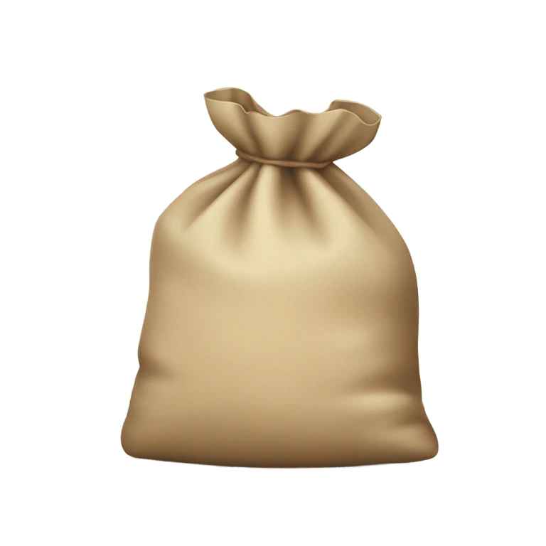 Empty money bag emoji