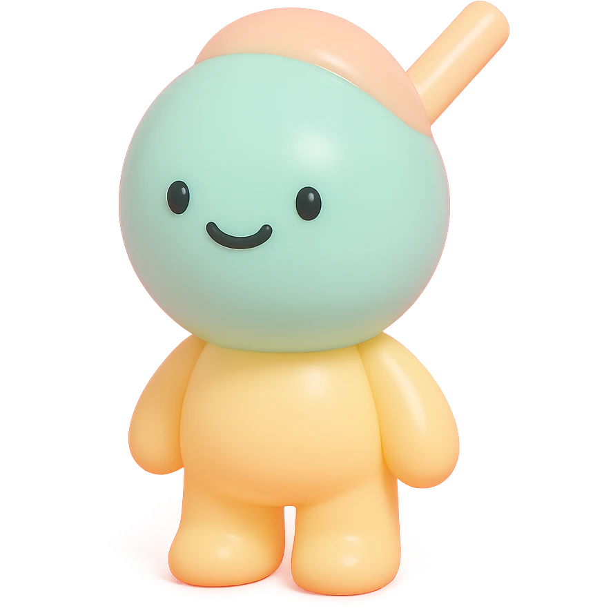 lollipop, vinyl figure style emoji