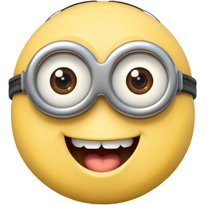 happy minion face emoji