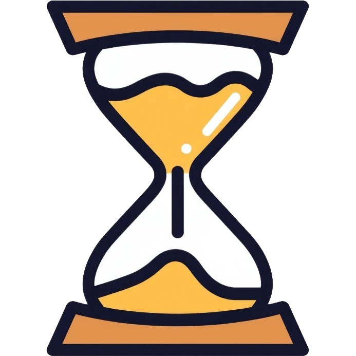 simple hourglass emoji
