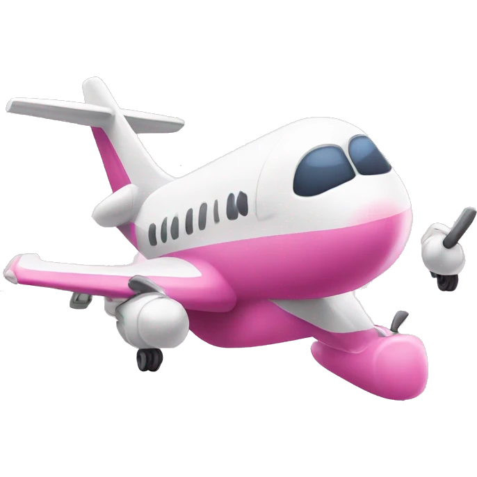 Girly airplane emoji