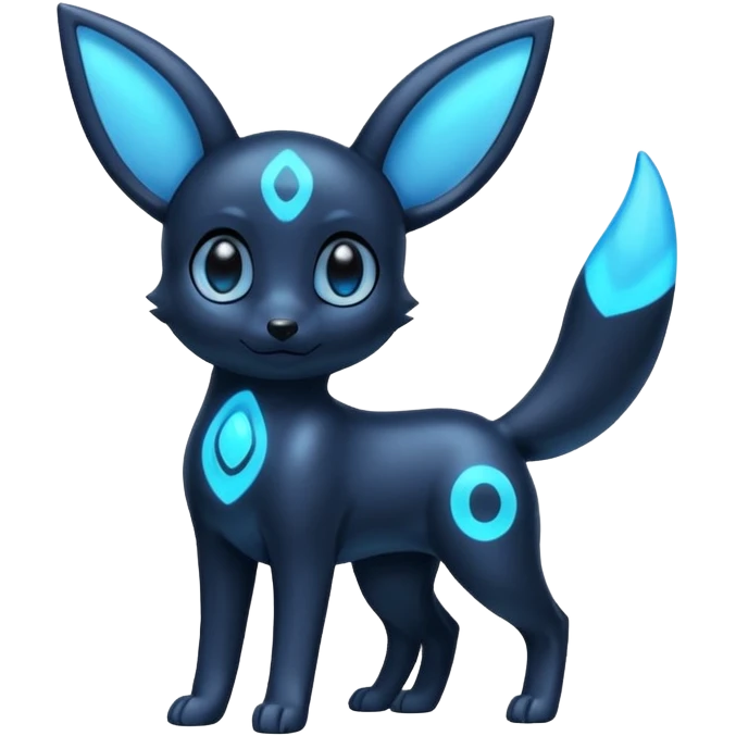 Blue Shiny Umbreon emoji