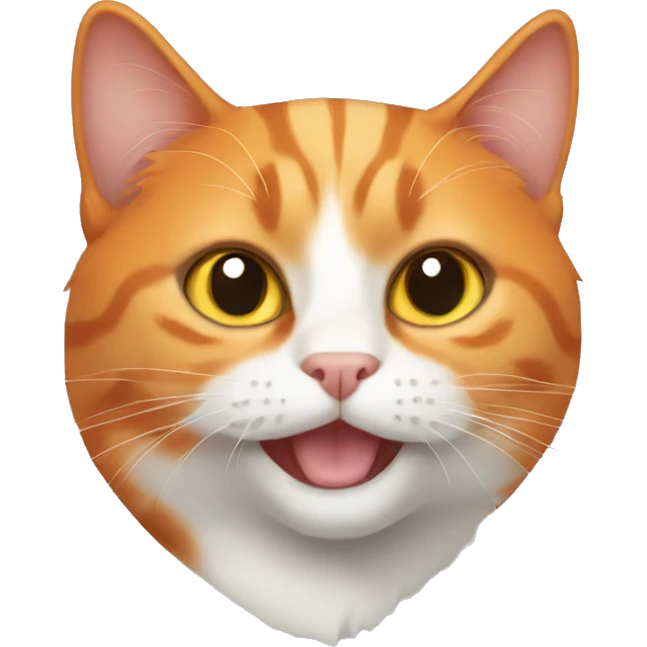 Orange cat emoji