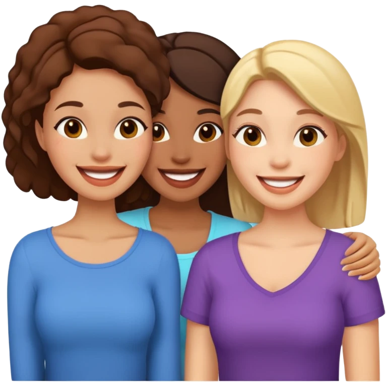 3 girlfriends emoji