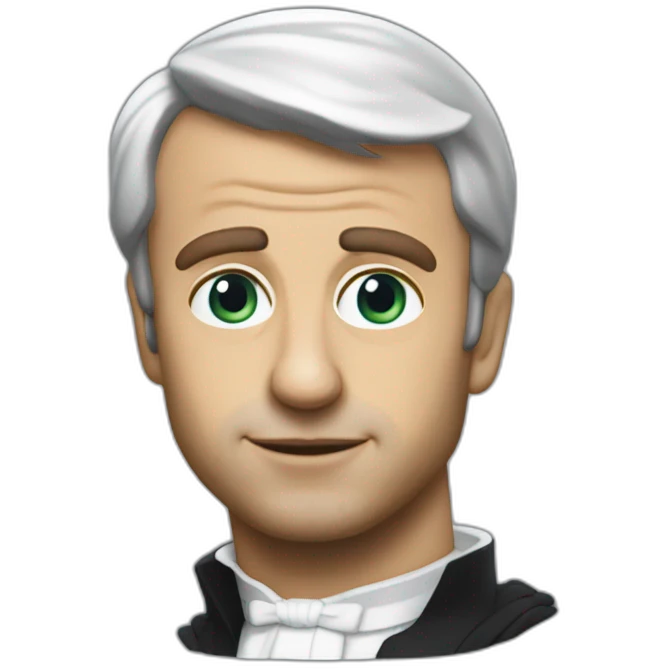 macron embrass tremp emoji