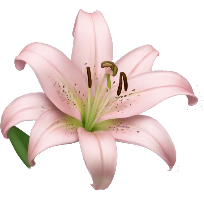 light pink lilium emoji