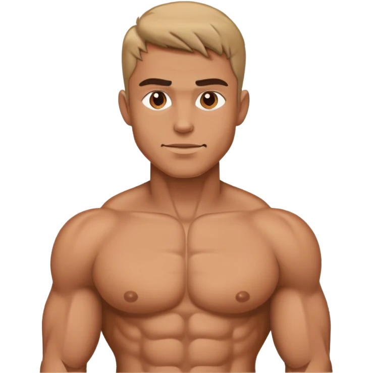 Голый парень  emoji