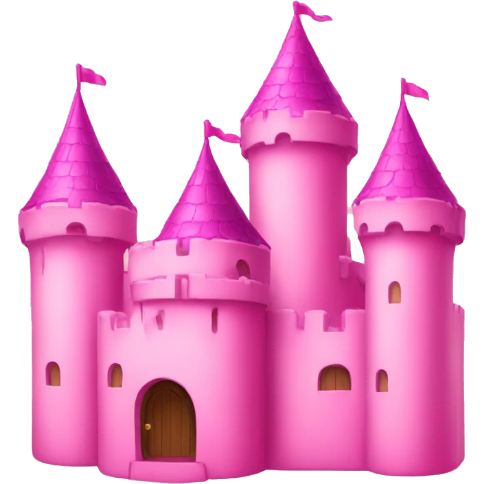 Pink castle  emoji