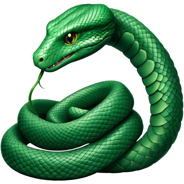 Hogwarts Slytherin snake emoji