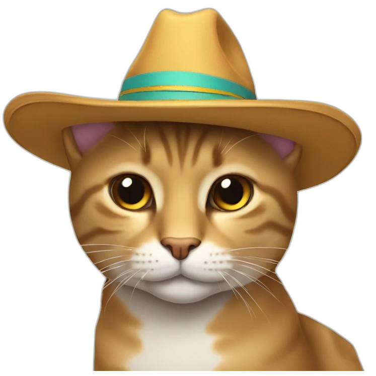 gato con sombrero emoji