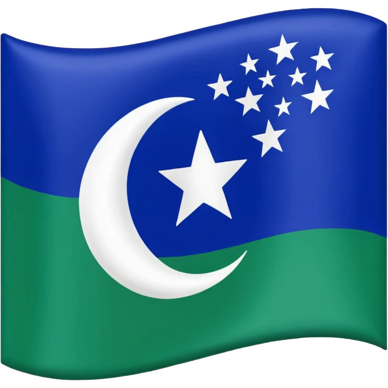 The flag of Awdal state in somaliland emoji