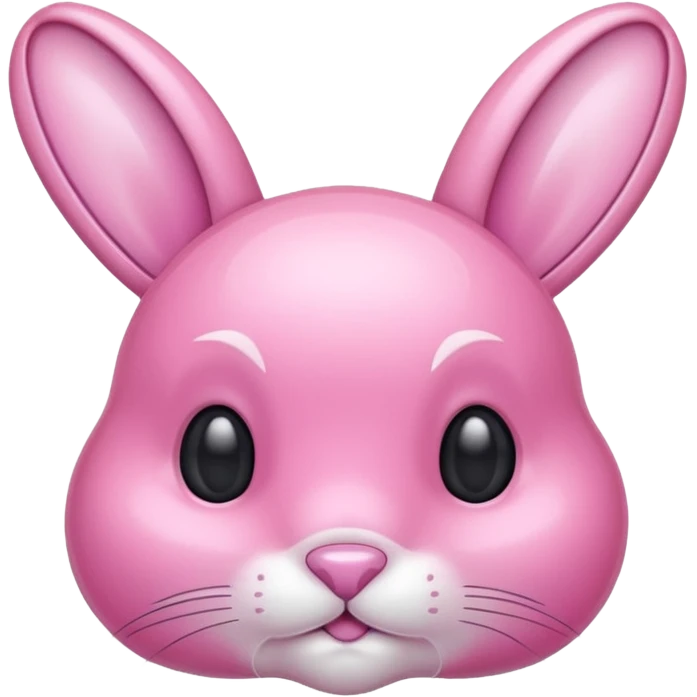 crystal bunny pink emoji
