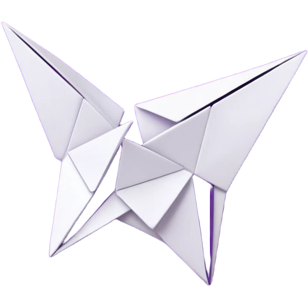 Glitter Purple and White Coringa Card emoji