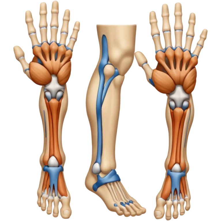 1.3 Limbs & Extremities 🦵 🦾 ✋ emoji