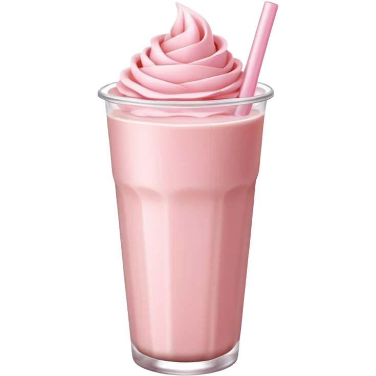 rose milk tea (no strraw, no face, just simple, no ice) emoji