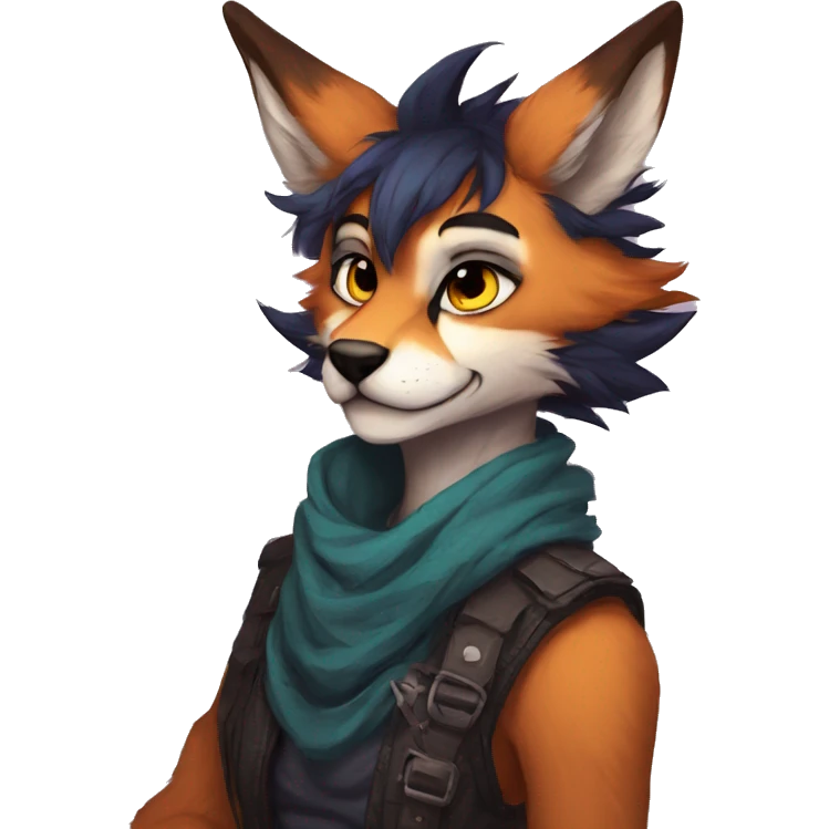 Edgy anthro furry by Falvie, LiLaiRa, AngieWolf emoji