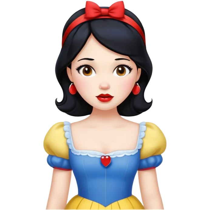 Snow White princess emoji