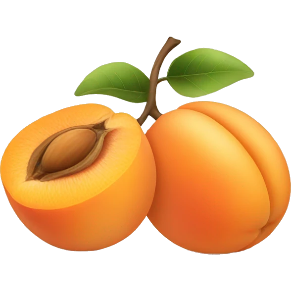 Apricot emoji