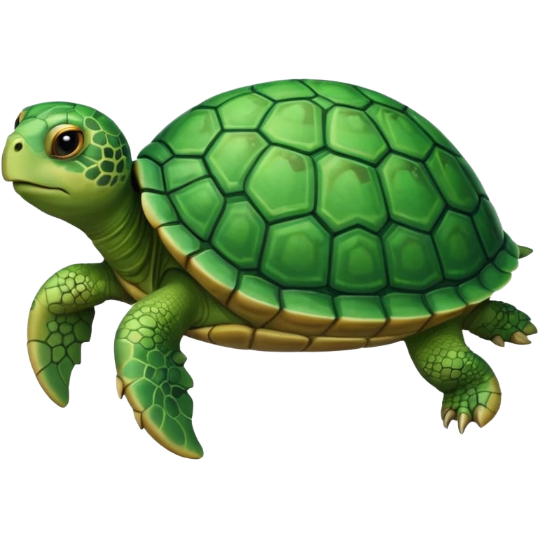 Turtle with a baby on its back emoji