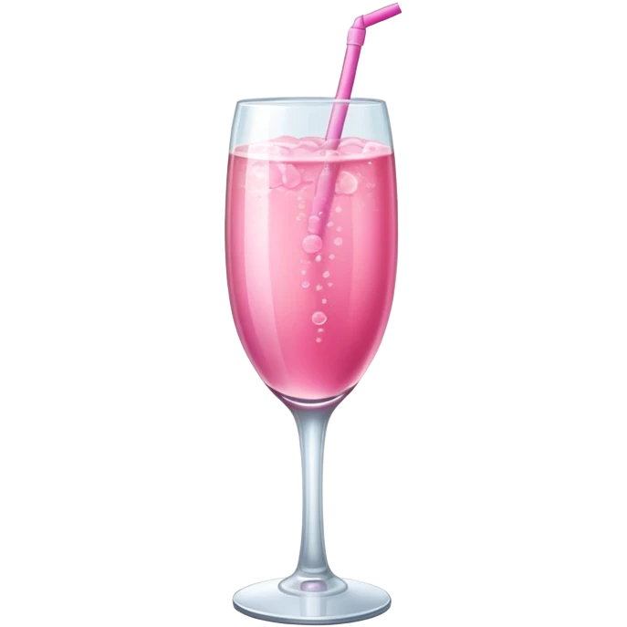 Pink drink emoji