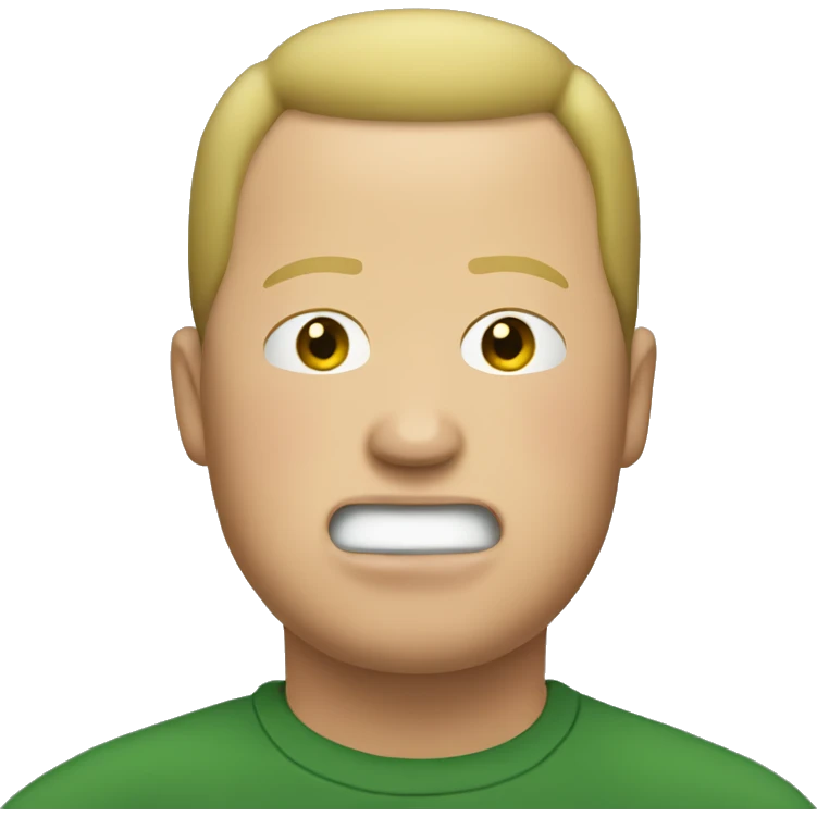 bobby hill making silly face emoji
