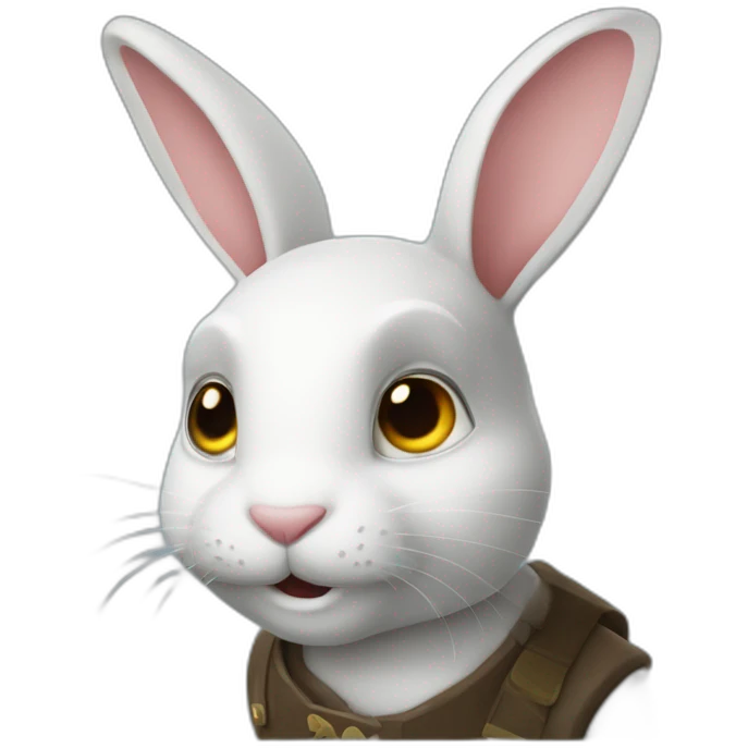 Lapin sur aracanin dans cinema emoji