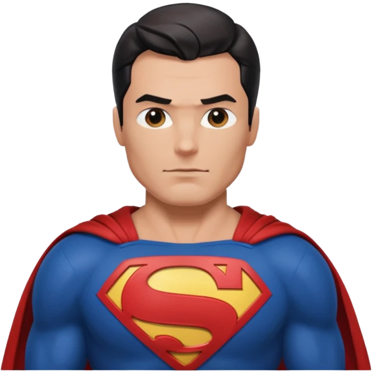 superman standing emoji