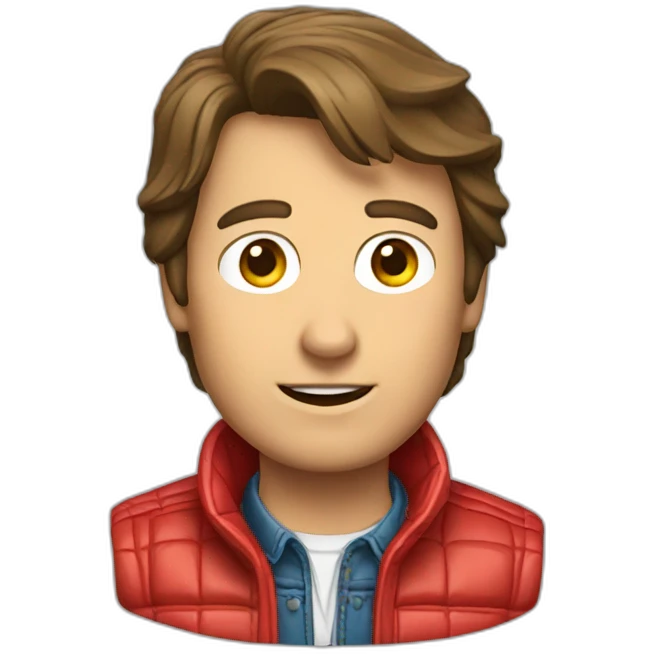 marty mcfly emoji