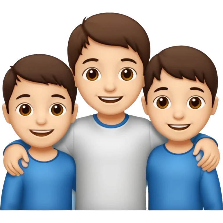 Crea tres profes de niños pequeños emoji