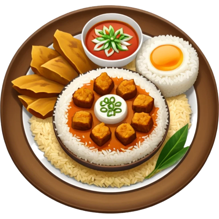 nasi padang sumatera emoji
