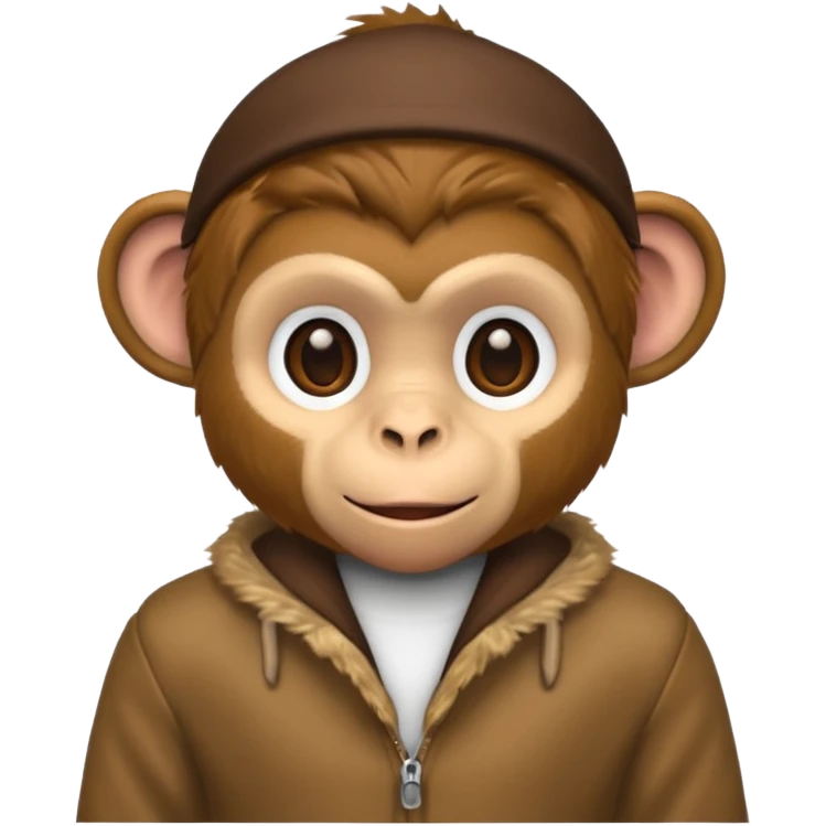 monkey with clothes emoji