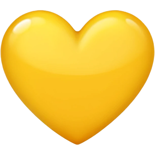 Yellow heart emoji